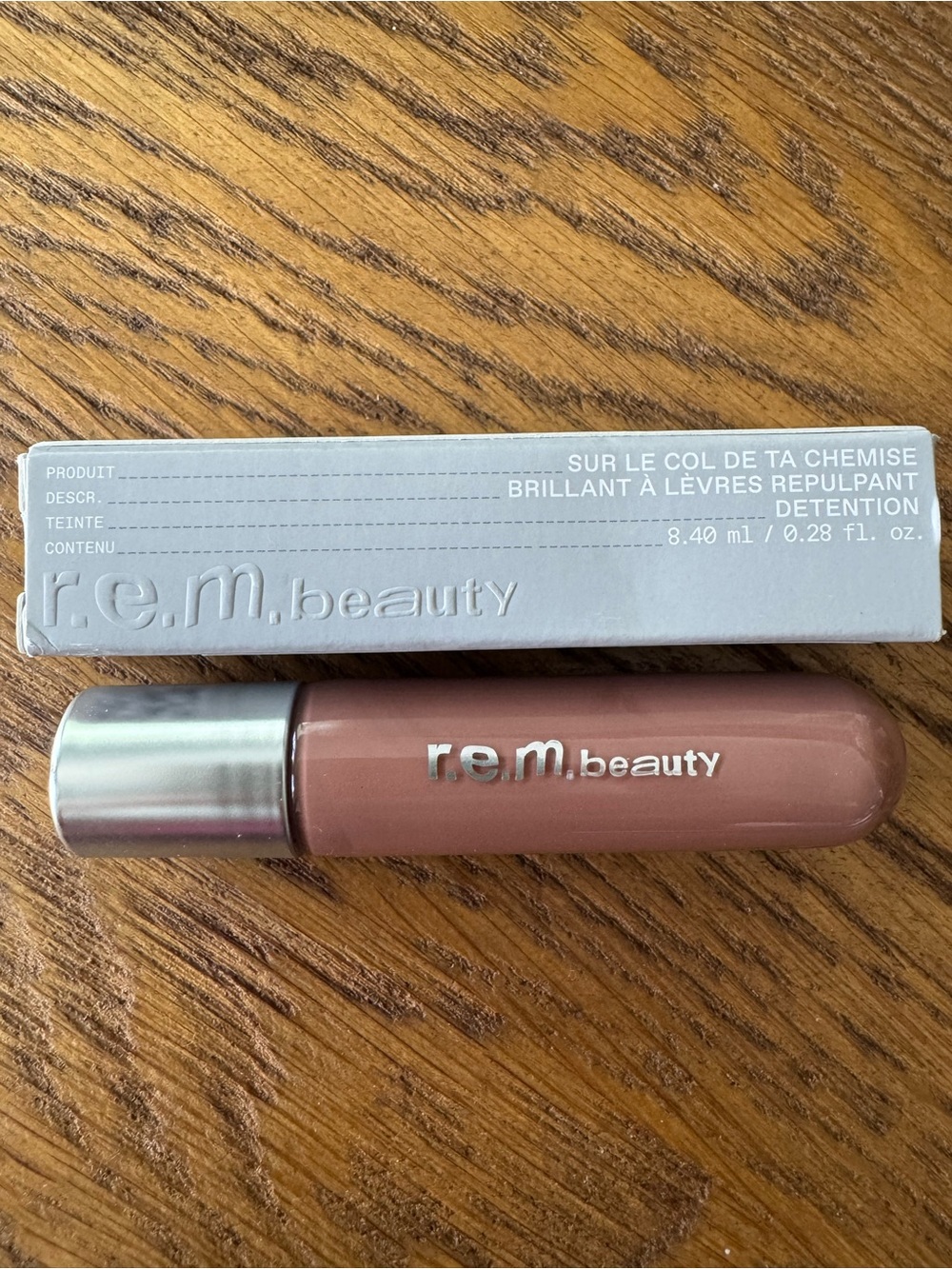 r.e.m. beauty Gloss — Dusty Rose Nude